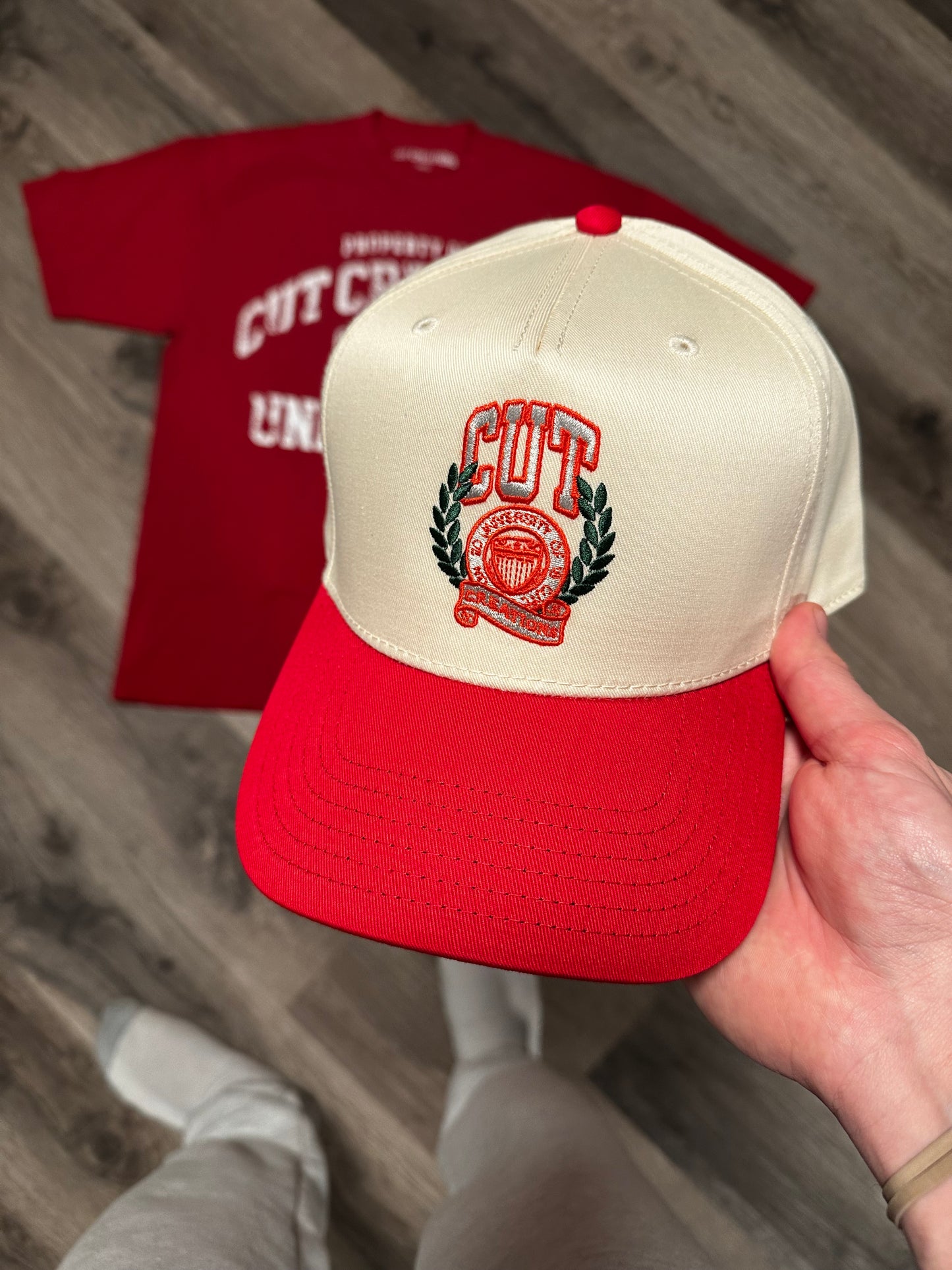 Cut Creations “University” 5 Panel Hat